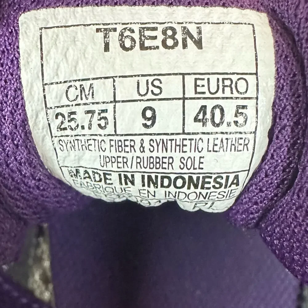 Asics‎ Gel-Excite 4 Womens 9 Grey Purple Coral Running Shoes Sneakers T6E8N